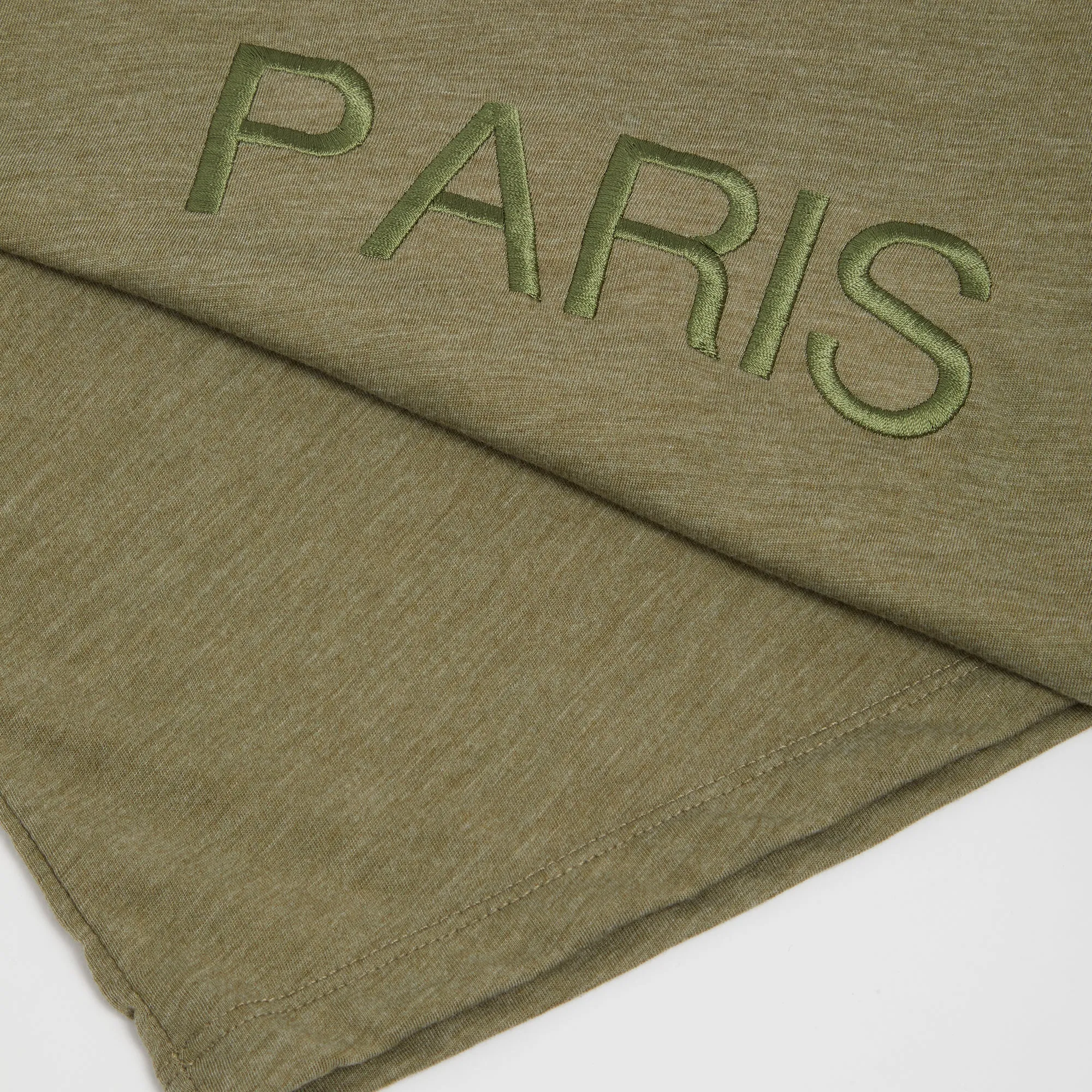 Embroidered Khaki Mono T-shirt