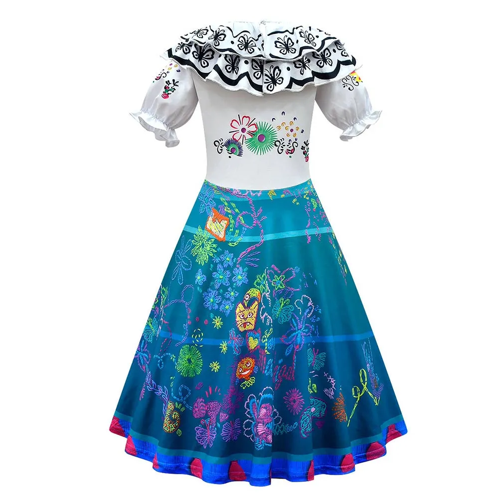 Encanto Mirabel Cosplay Costume Dress Outfits Halloween Carnival Suit