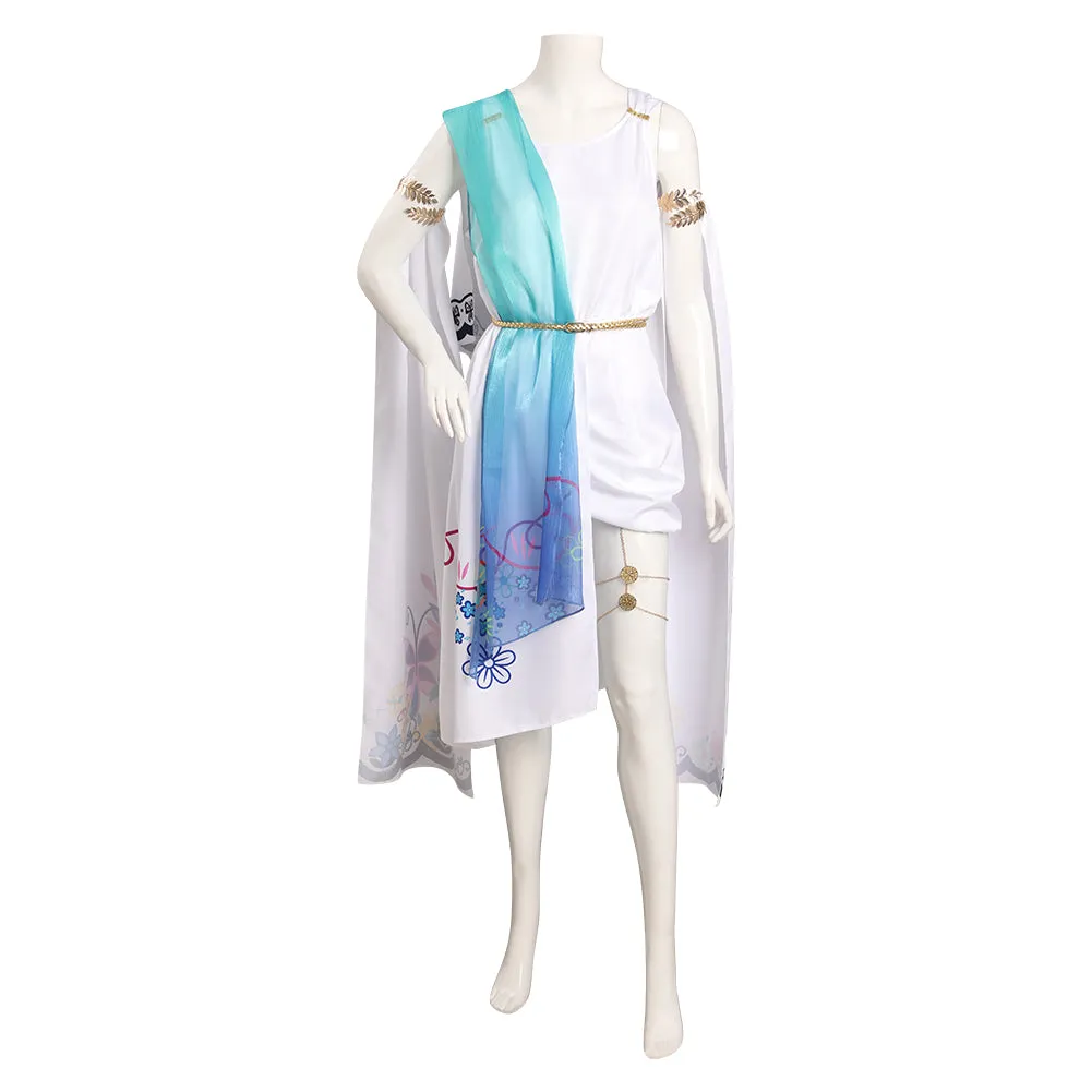 Encanto Mirabel Cosplay Costume Greek Goddess Dress Outfits Halloween Carnival Suit