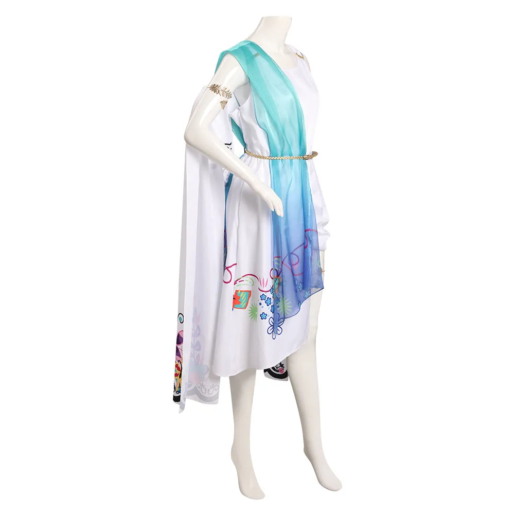 Encanto Mirabel Cosplay Costume Greek Goddess Dress Outfits Halloween Carnival Suit