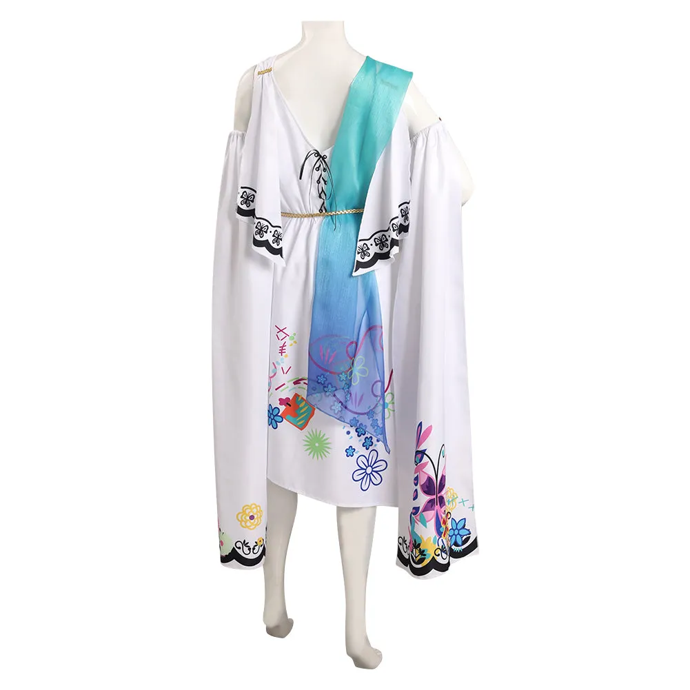 Encanto Mirabel Cosplay Costume Greek Goddess Dress Outfits Halloween Carnival Suit