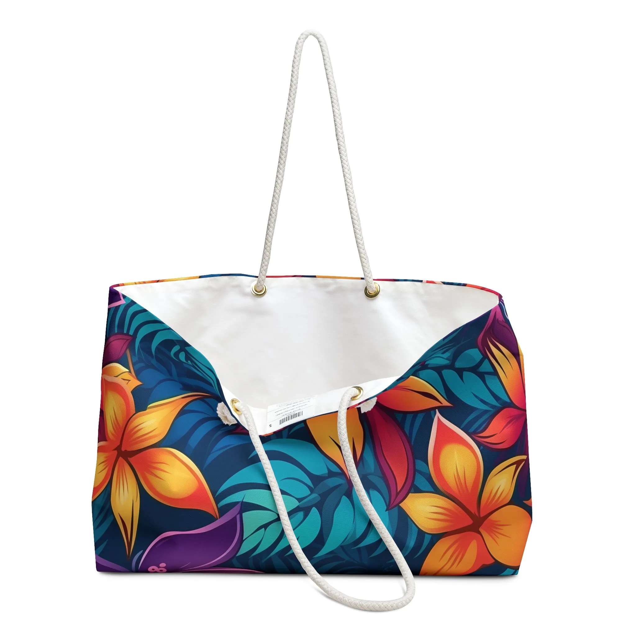 Enchanted Flora Weekender Bag - Perfect for Travel and Beach Getaways