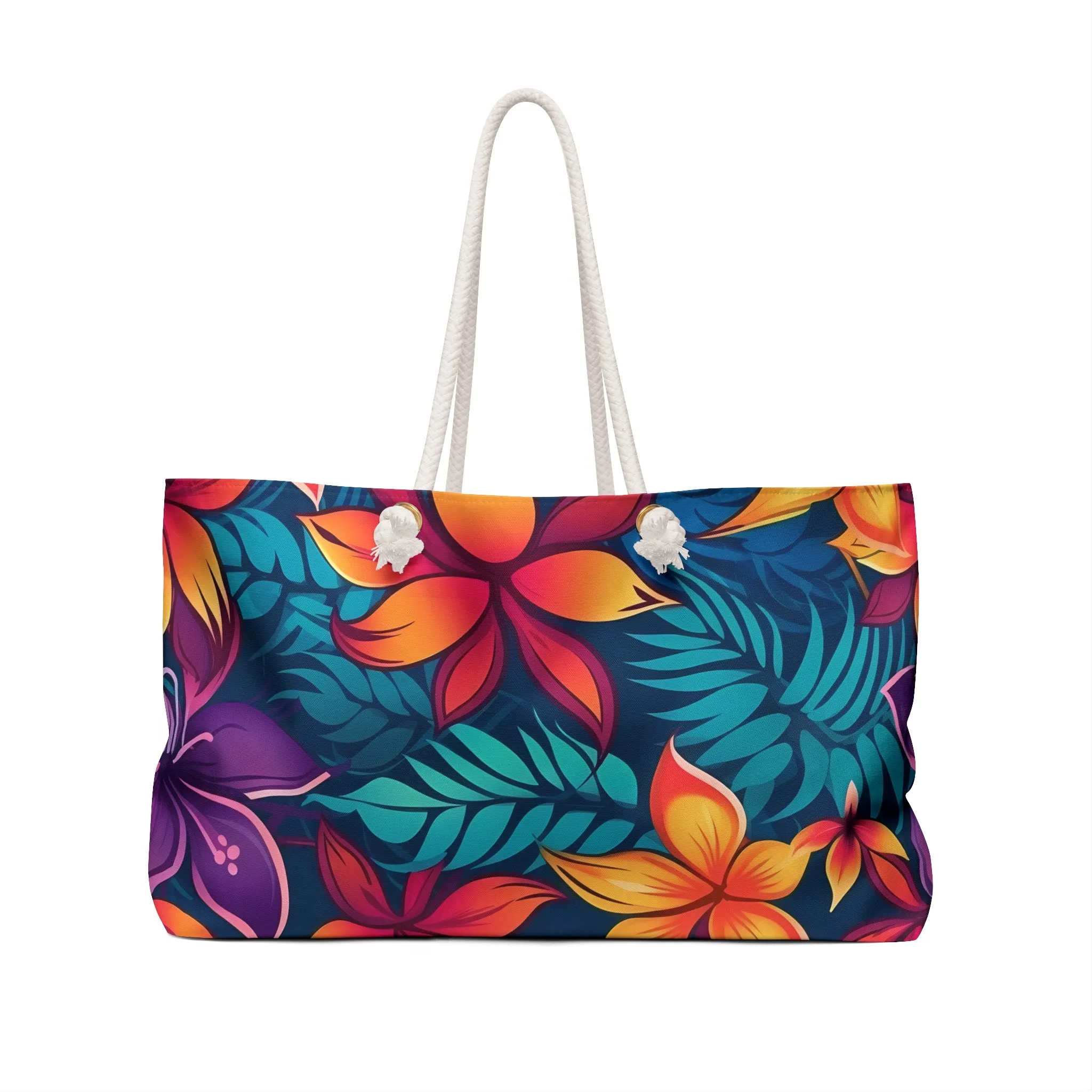 Enchanted Flora Weekender Bag - Perfect for Travel and Beach Getaways