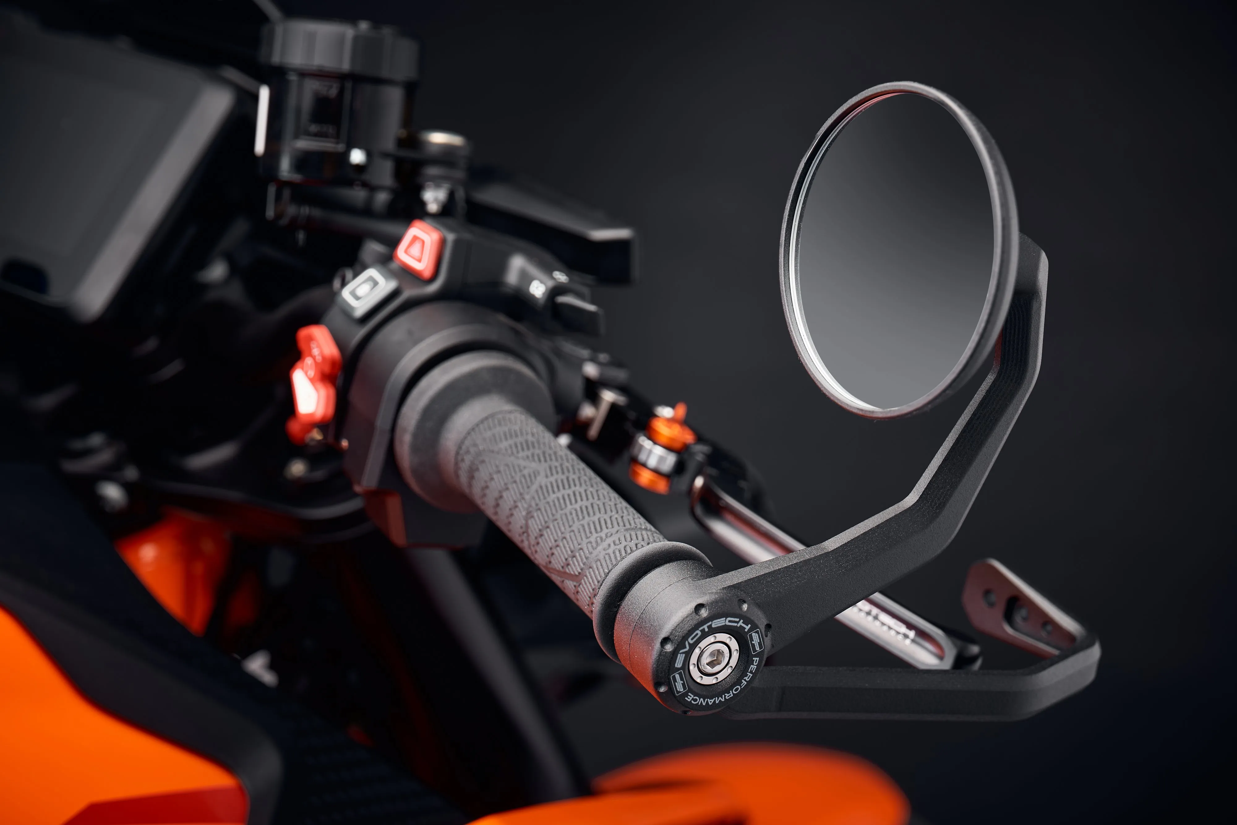 Evotech Bar End Mirrors / Brake and Clutch Protector Kit - KTM 990 Duke (2024 )
