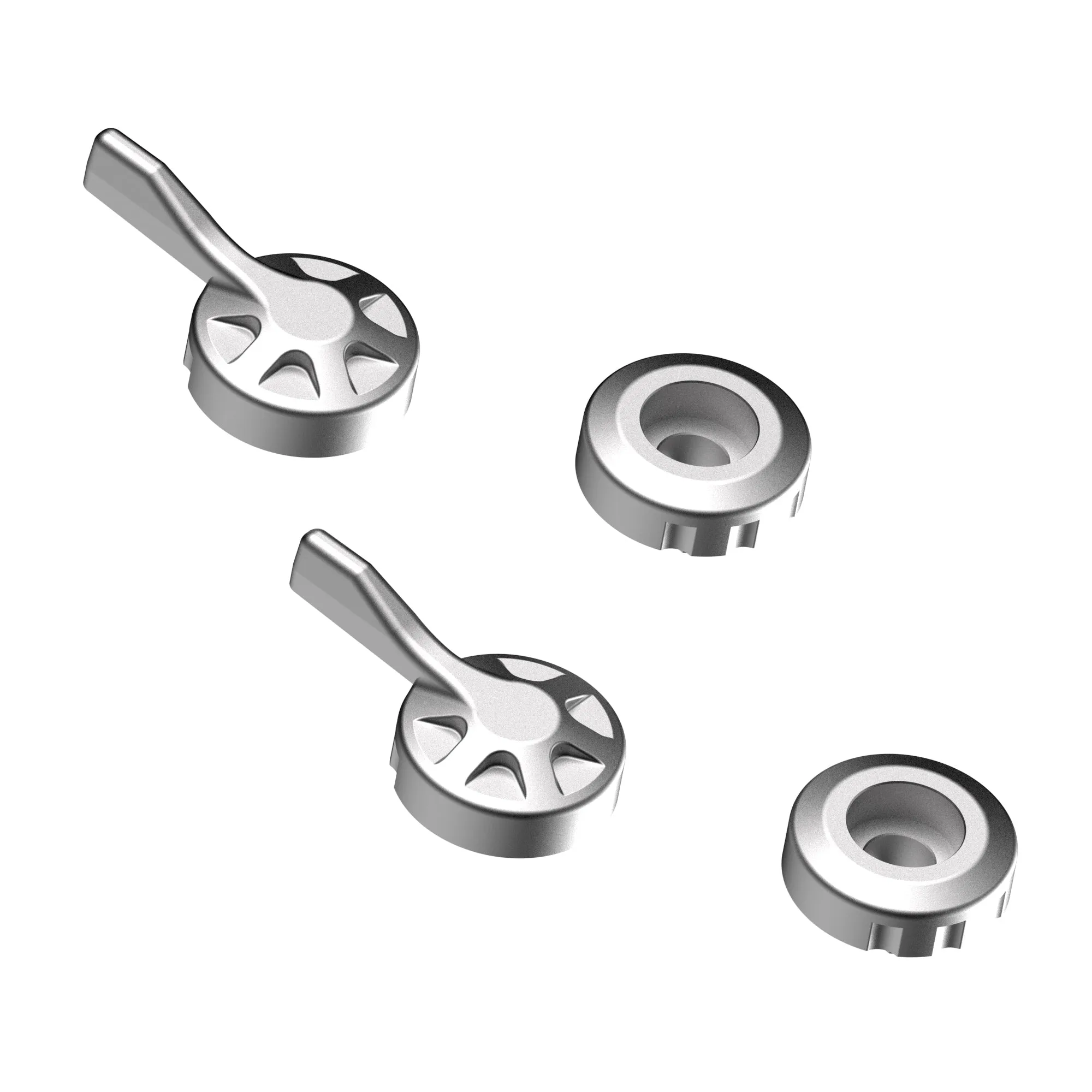 Evotech Evo Brake And Clutch Lever Silver Adjusters