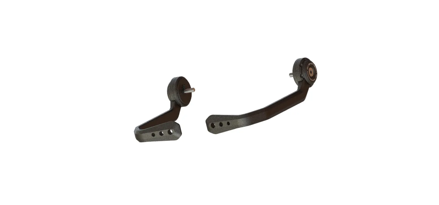 Evotech Triumph Street Triple RS Brake And Clutch Lever Protector Kit (2020-2022) (Bar End Mirror Version)