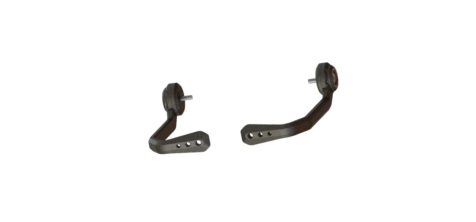 Evotech Triumph Street Triple RS Brake And Clutch Lever Protector Kit (2020-2022) (Bar End Mirror Version)