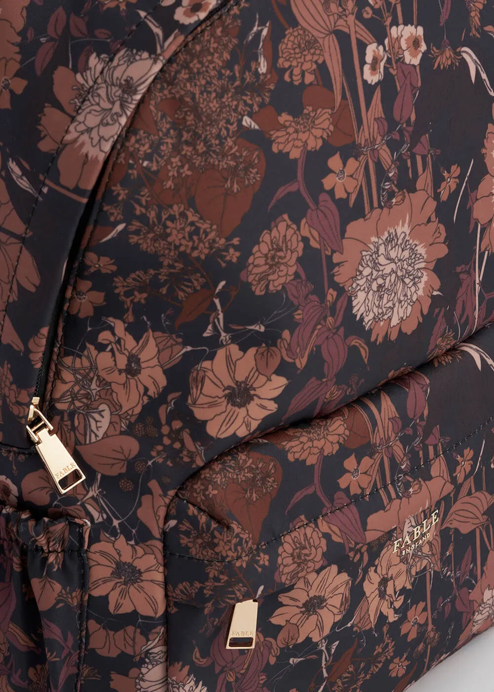 Fable England Deco Blooms Backpack Black