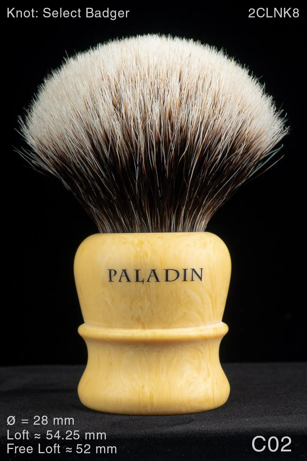 Falstaff 28 mm Satin Antique Ivory