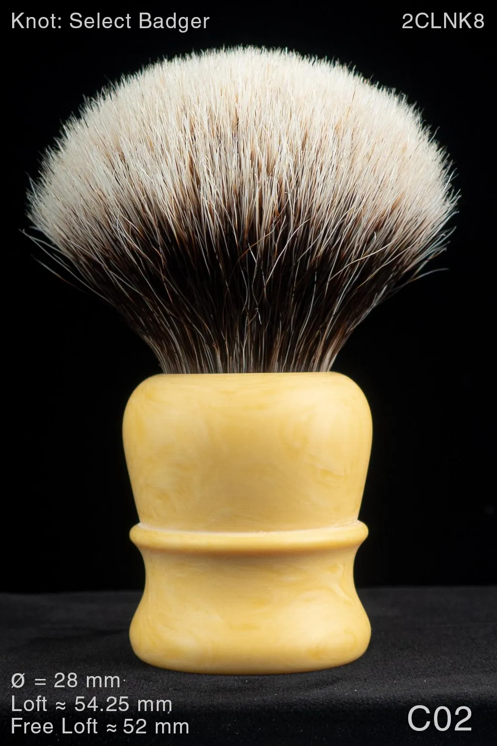 Falstaff 28 mm Satin Antique Ivory