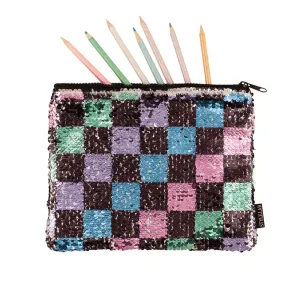Fashion Angels Checkerboard Sequin Pouch