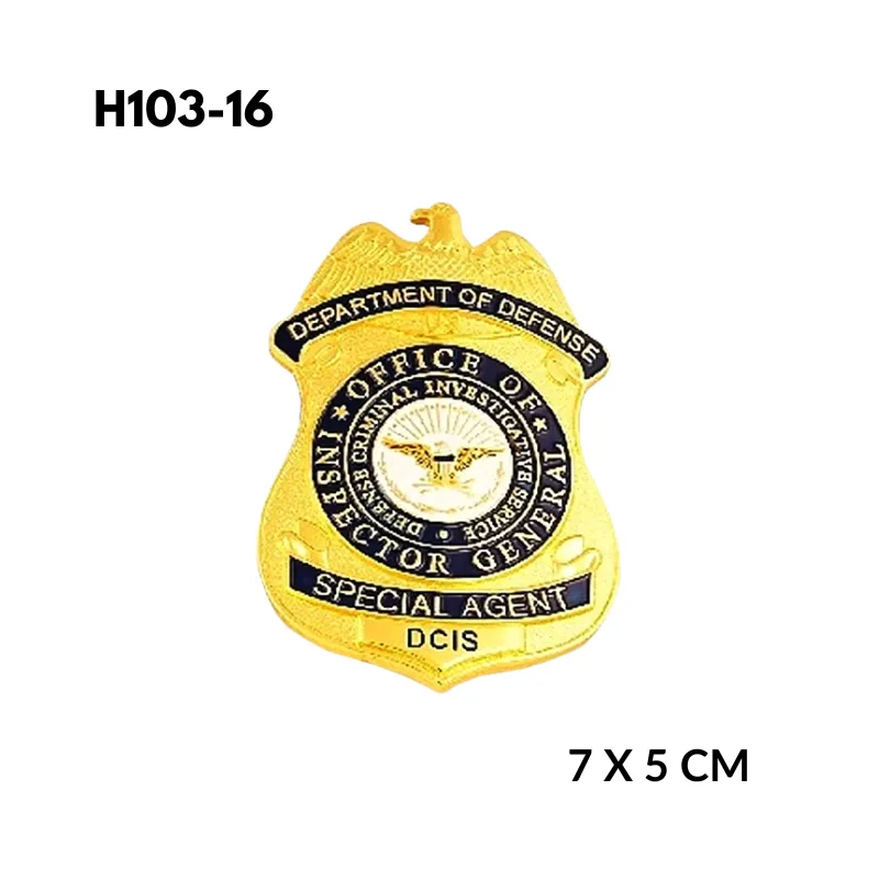 FBI Special Agent Police Hitler Award Pins Copper Badges Emblems Collectibles Metal Perfect for Gifts