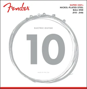 Fender Super 250R Nickel/Steel Ball End Electric Guitar Strings