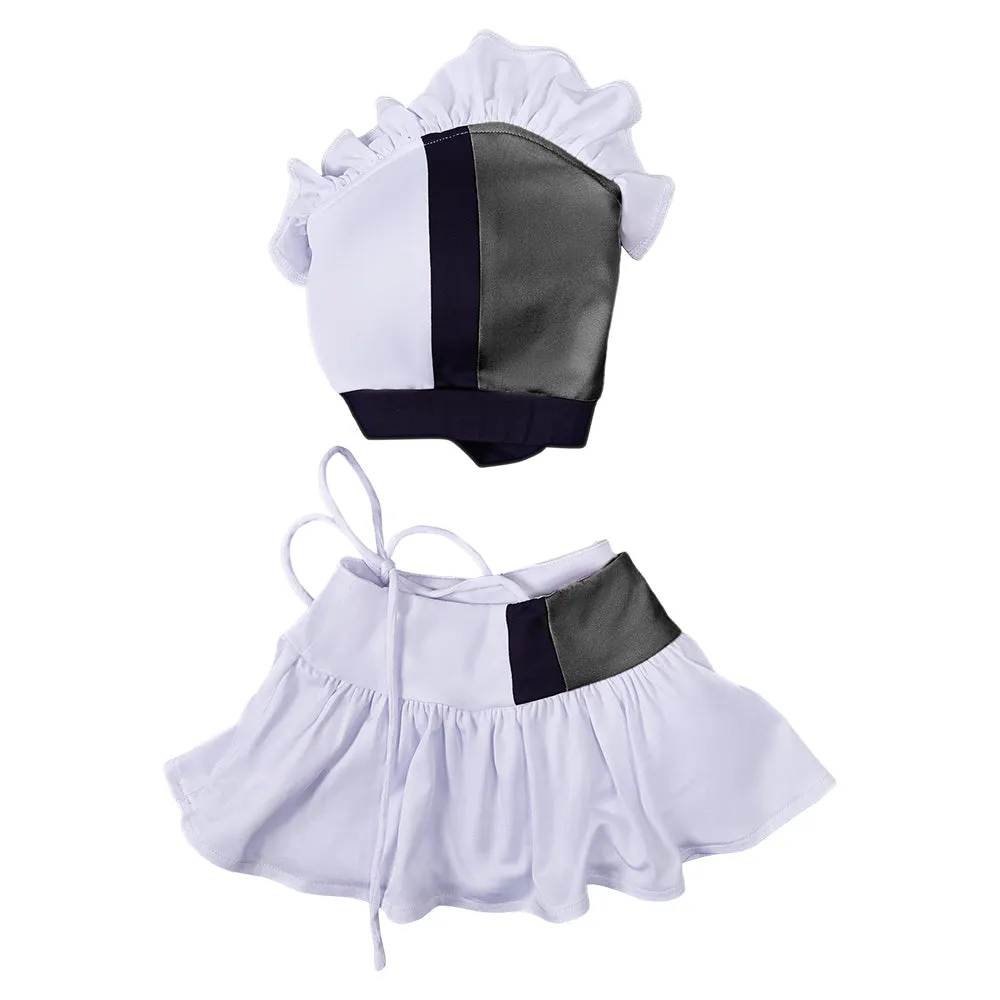 Final Fantasy VII Tifa Lockhart Original White Swimwear Cosplay Costume Outfits Halloween Carnival Suit