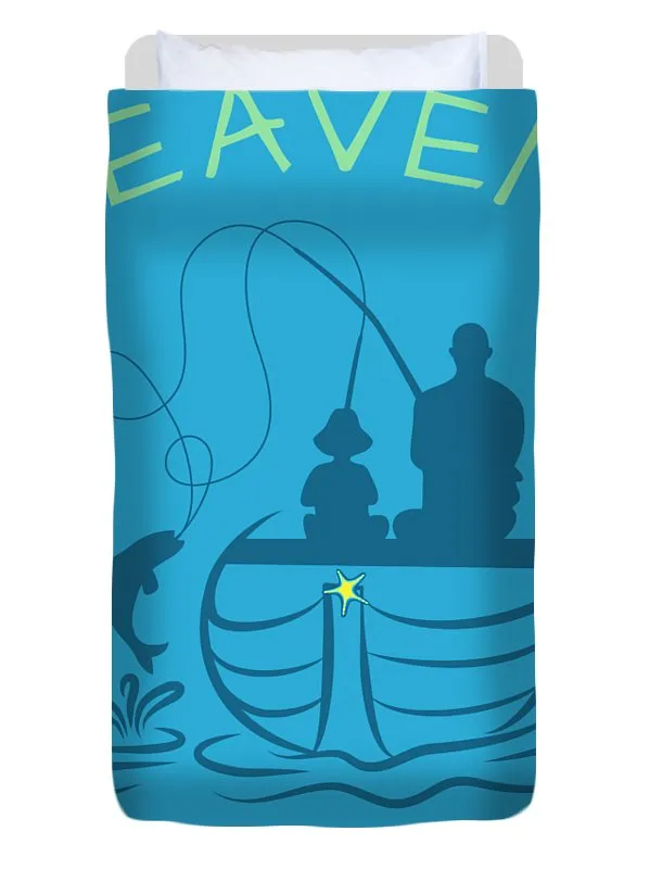 Fishing Heaven On Earth - Duvet Cover