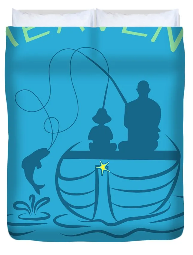 Fishing Heaven On Earth - Duvet Cover