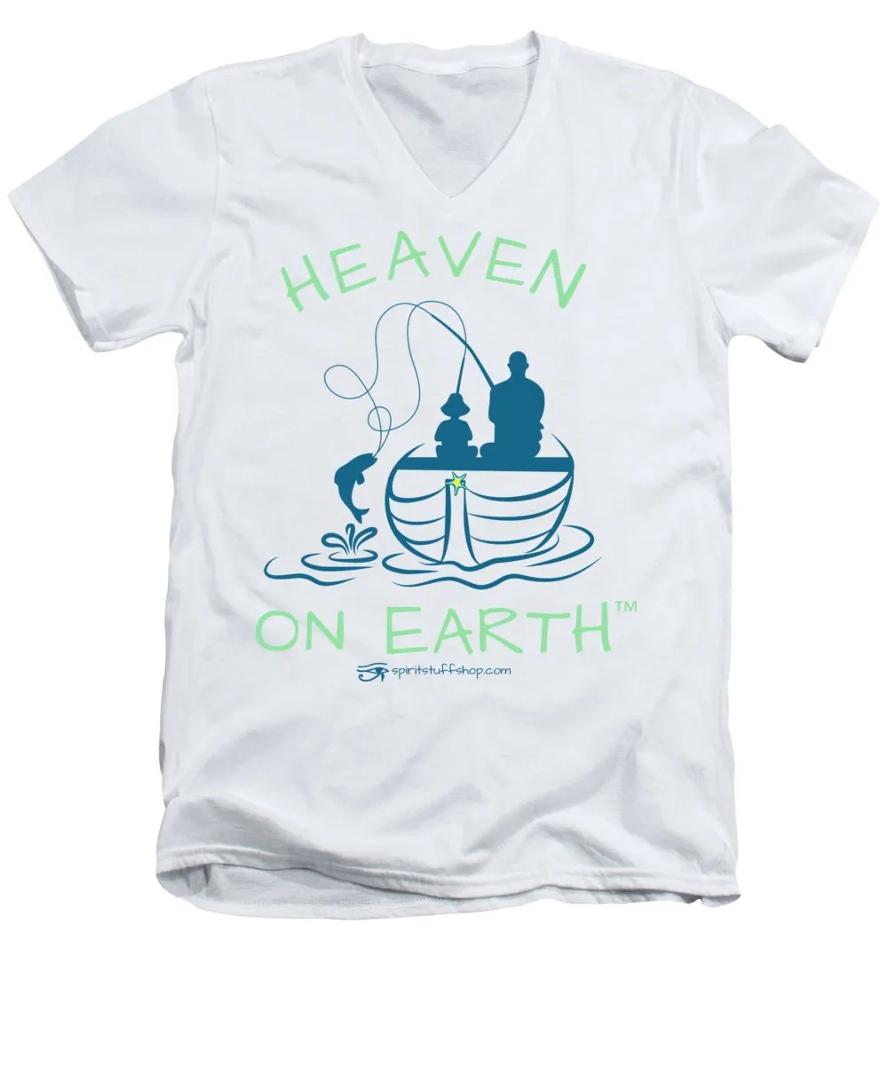 Fishing Heaven On Earth - Men's V-Neck T-Shirt