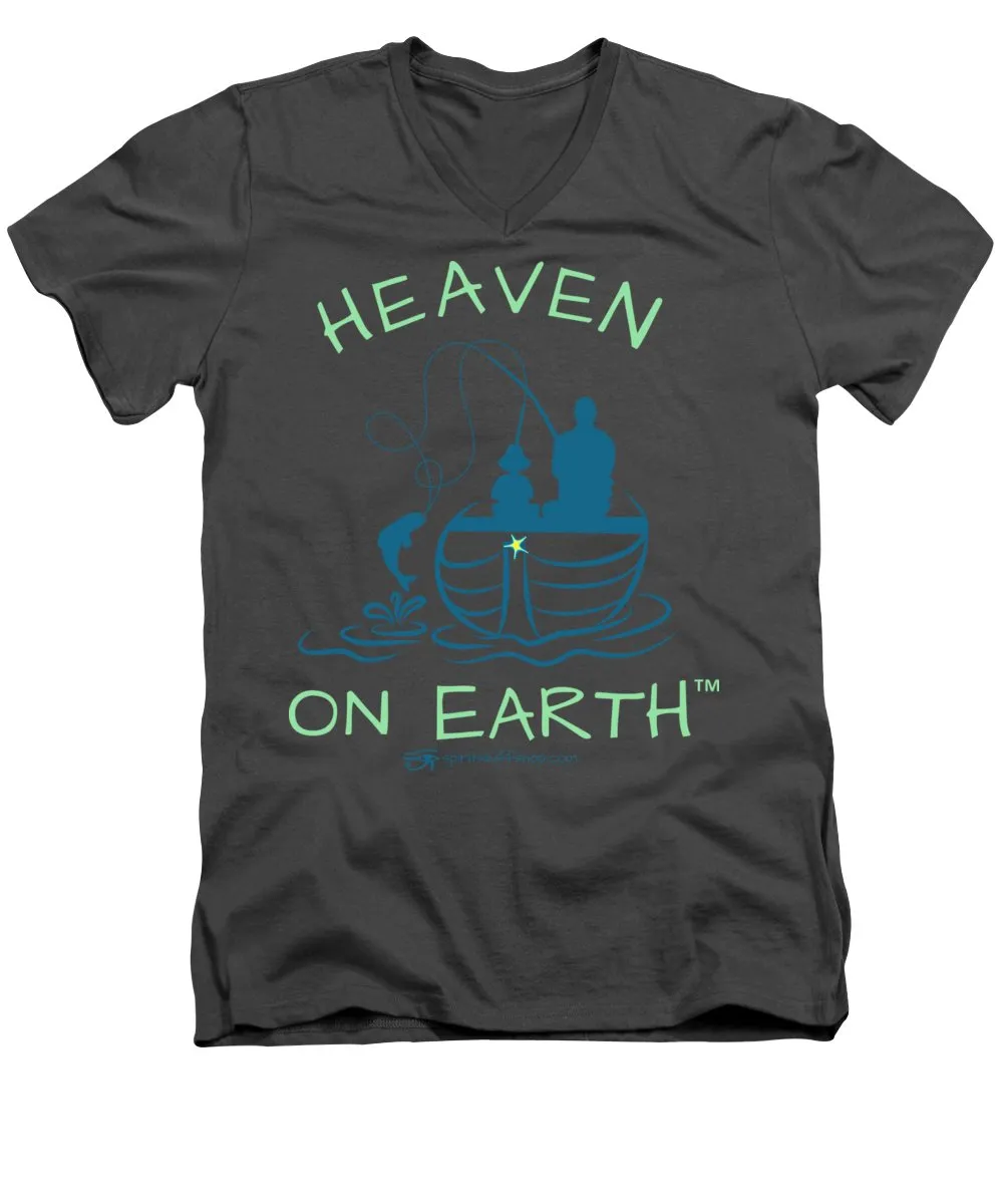 Fishing Heaven On Earth - Men's V-Neck T-Shirt