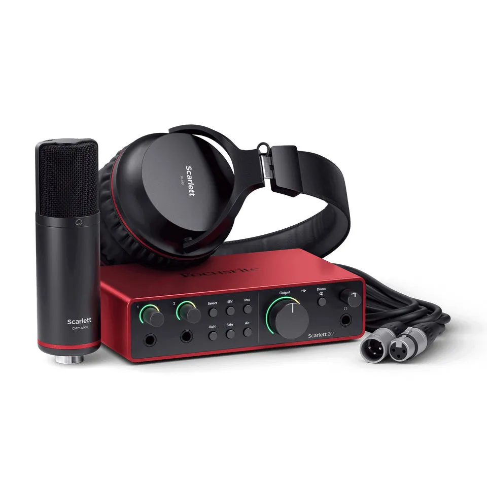 Focusrite Scarlett 2i2 Studio Pack 4th Gen