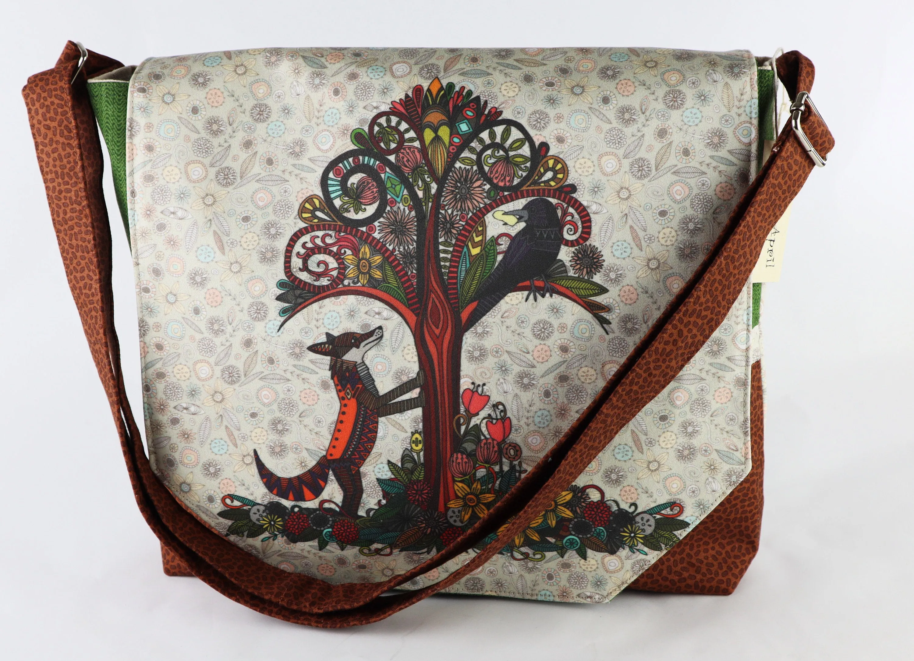 Fox and Crow Messenger Bag