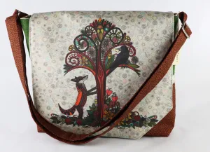 Fox and Crow Messenger Bag