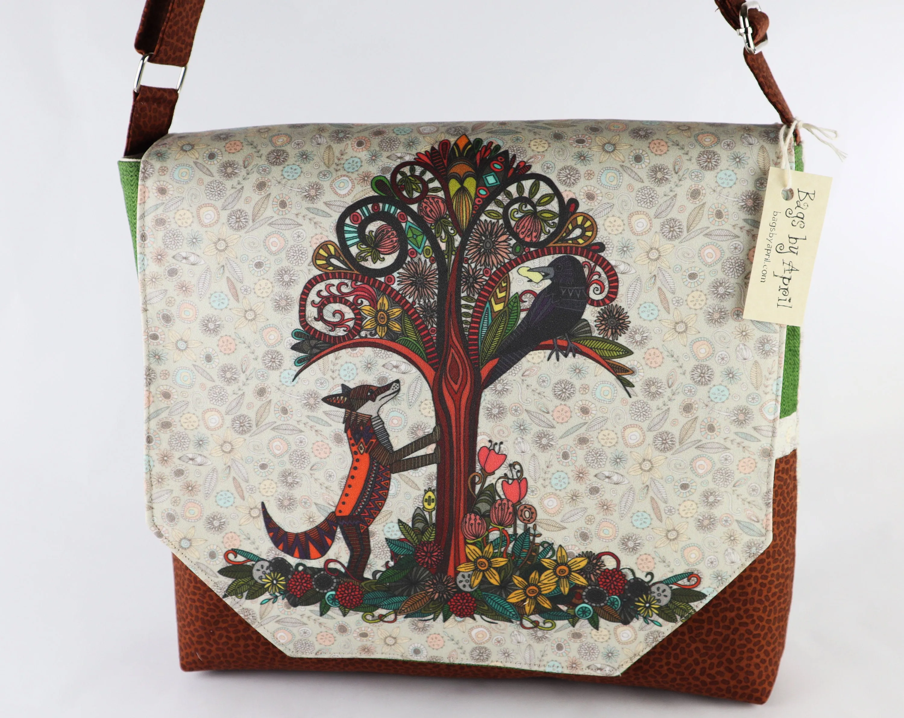 Fox and Crow Messenger Bag