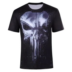 Frank Castle Punisher Daredevil Cosplay Costume T-shirt Outfits Halloween Carnival Party Suit