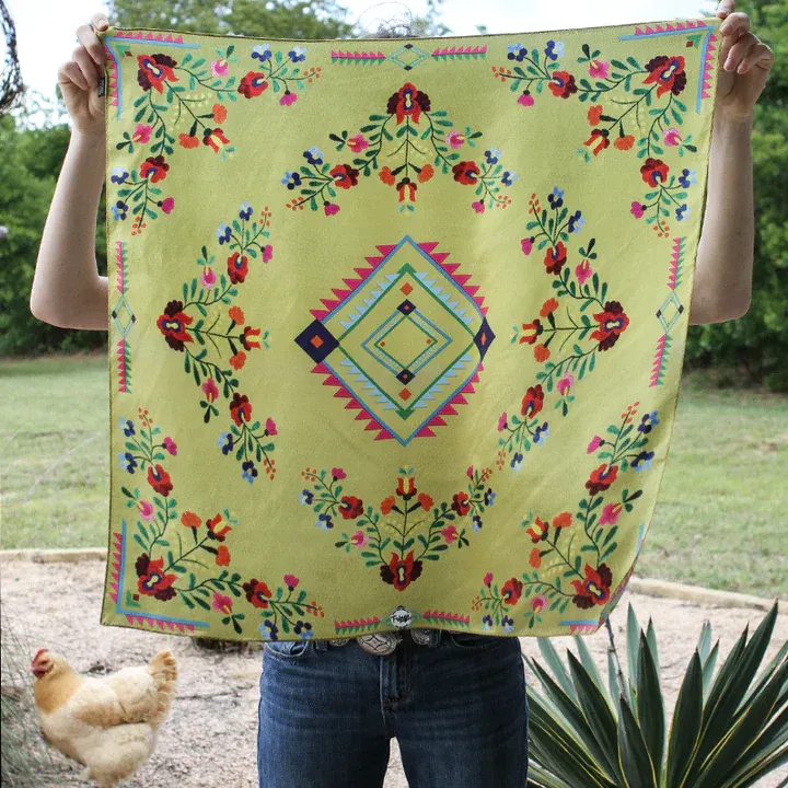 Fringe Scarves Fiesta-Yellow