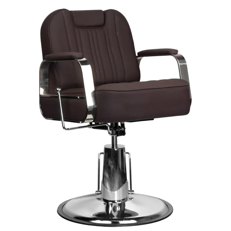 Gabbiano Stern Stylish Barber Chair Brown