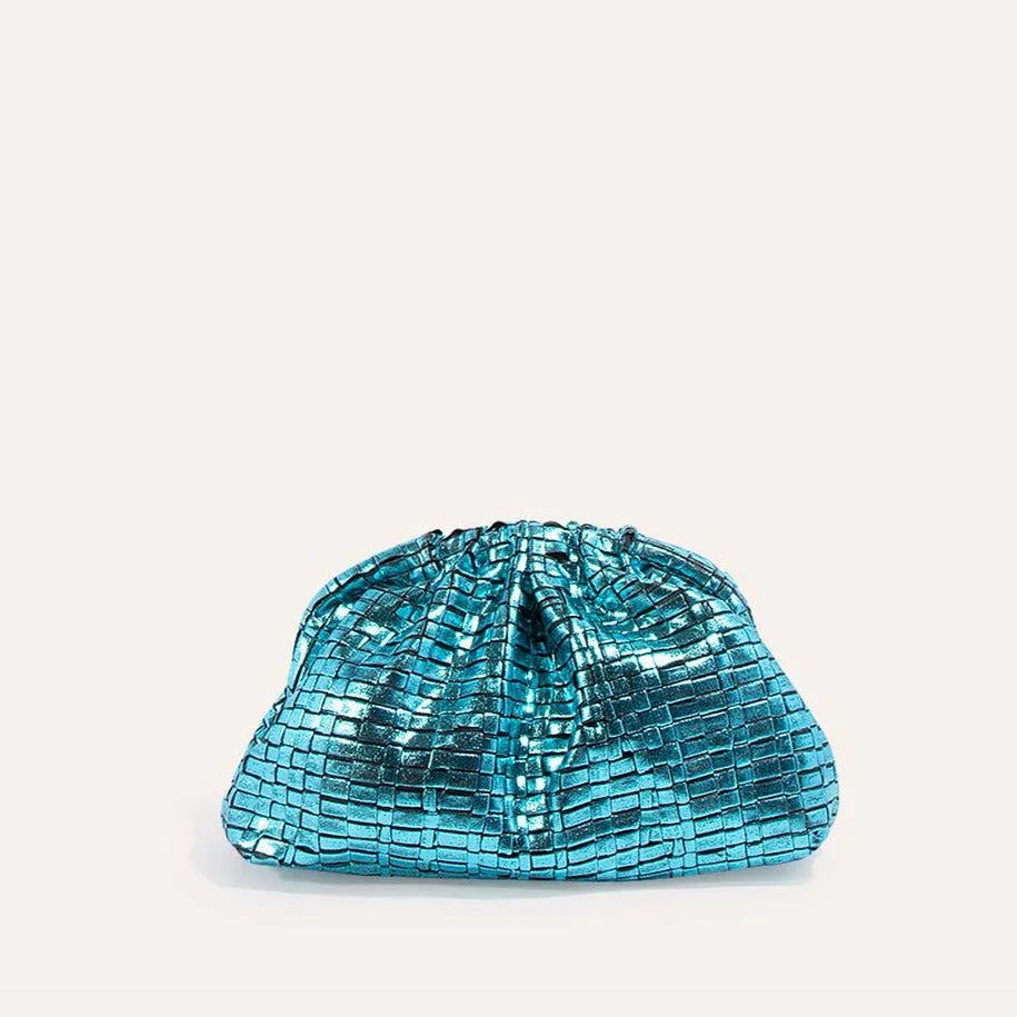 Game Handbag Clutch - Metallic Ribbon