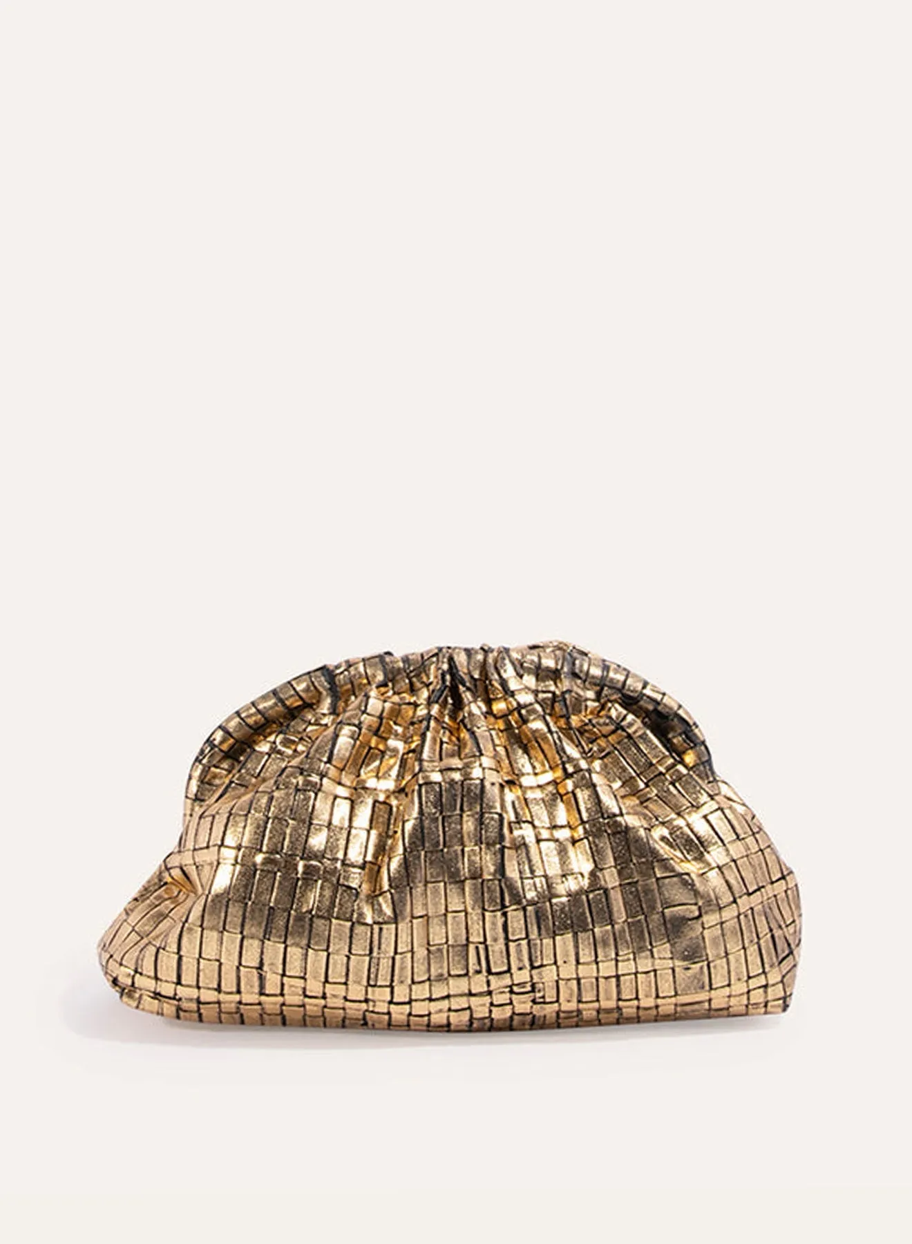 Game Handbag Clutch - Metallic Ribbon