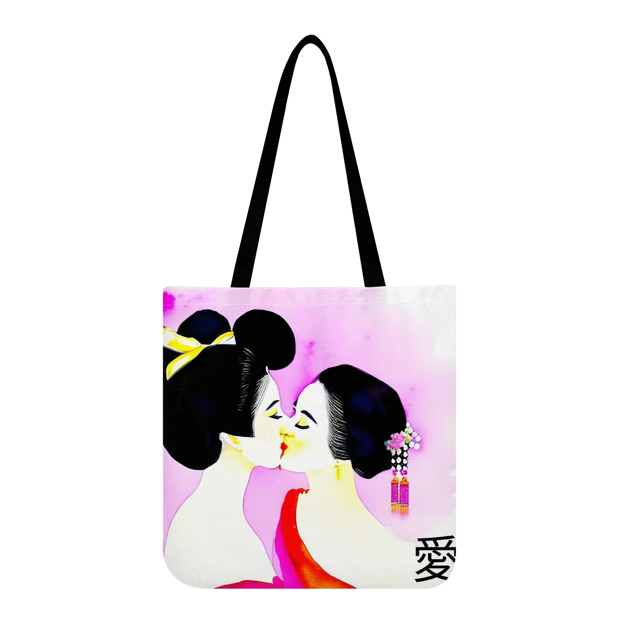 Geishas In Love Lunch Tote Bag