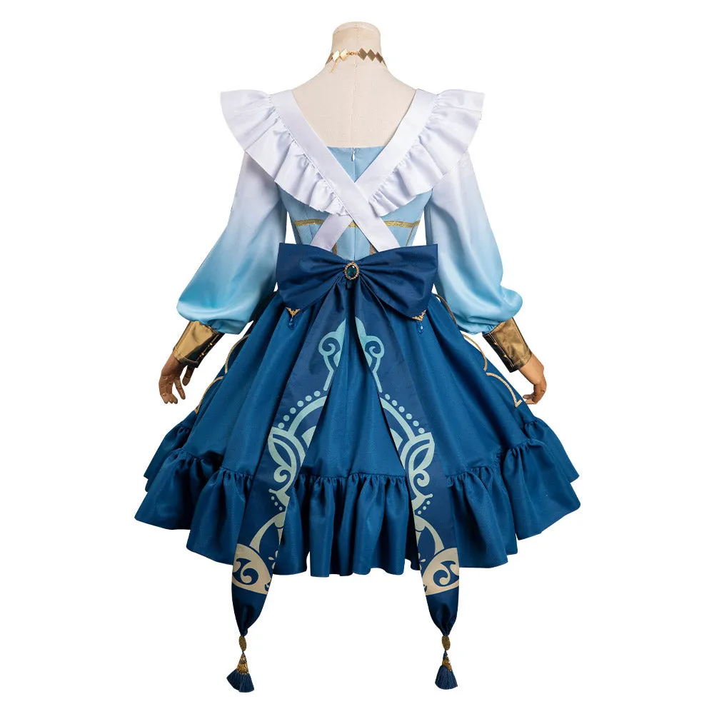 Genshin Impact-Nilou Cosplay Costume Maid Dress Outfits Halloween Carnival Suit
