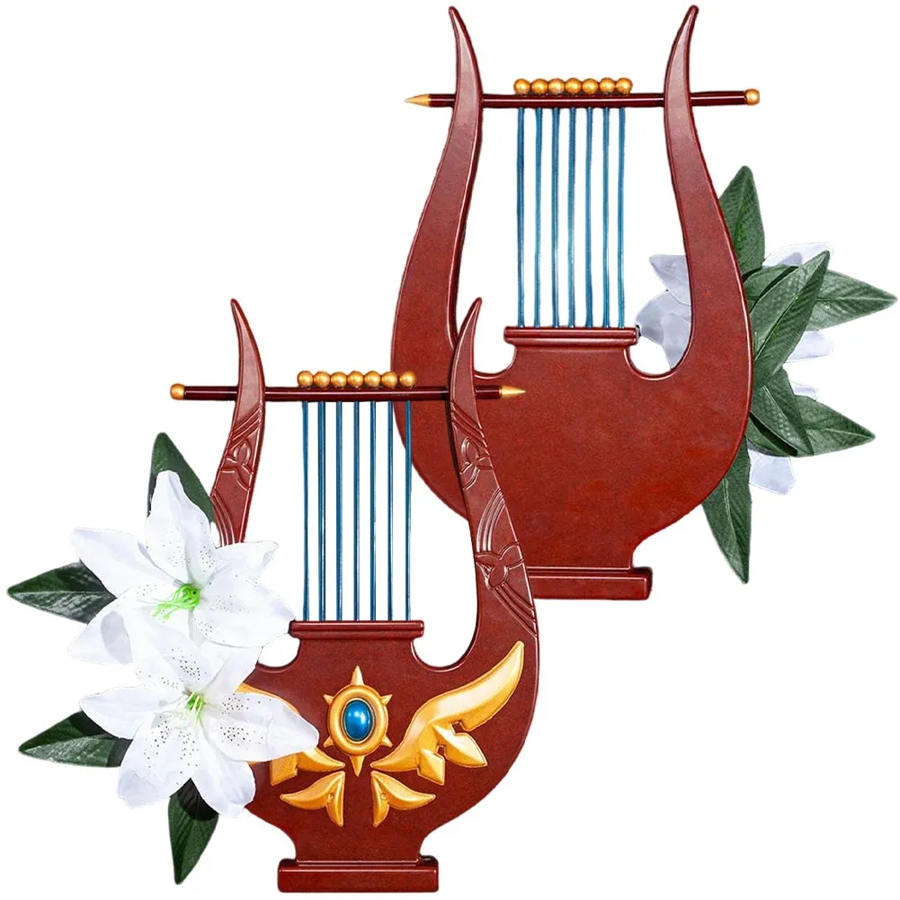 Genshin Impact Venti Holy Lyre Der Himmel Cosplay Costume Prop Outfits Accessories