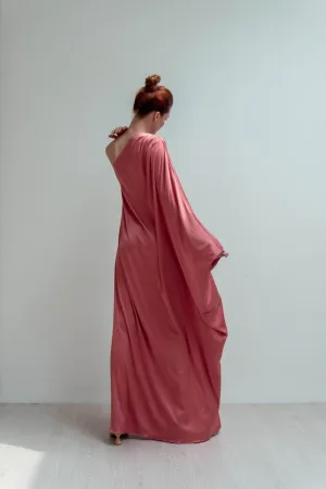 Georgia One Shoulder Floor Length Dress