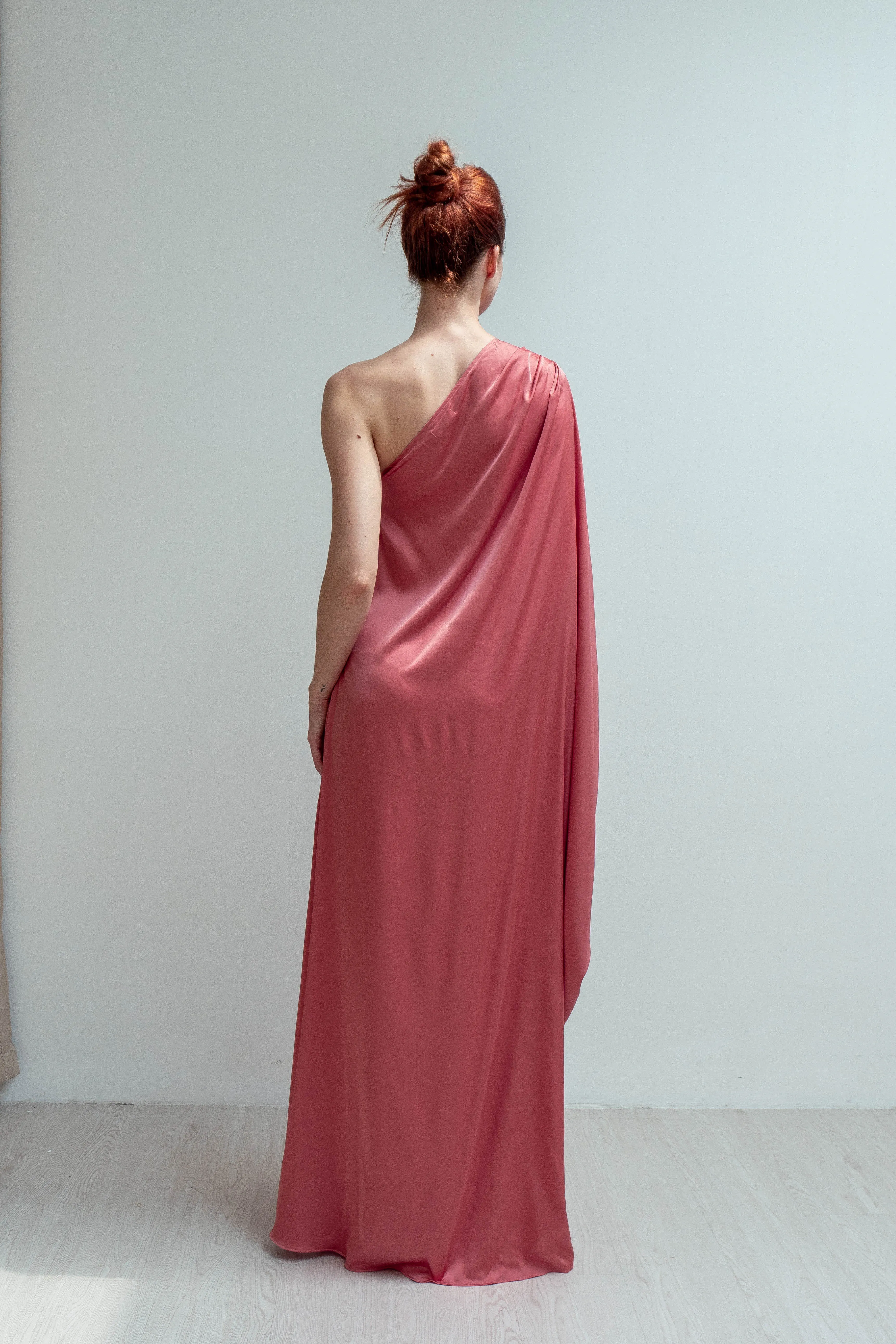 Georgia One Shoulder Floor Length Dress