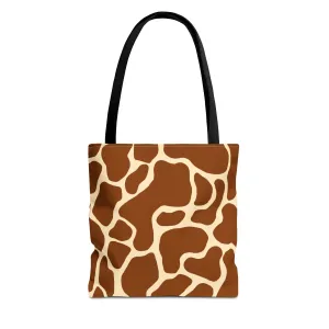 Giraffe Print Tote Bag - Stylish and Eco-Friendly