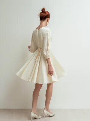 Gloria Puff Sleeves Mini Dress