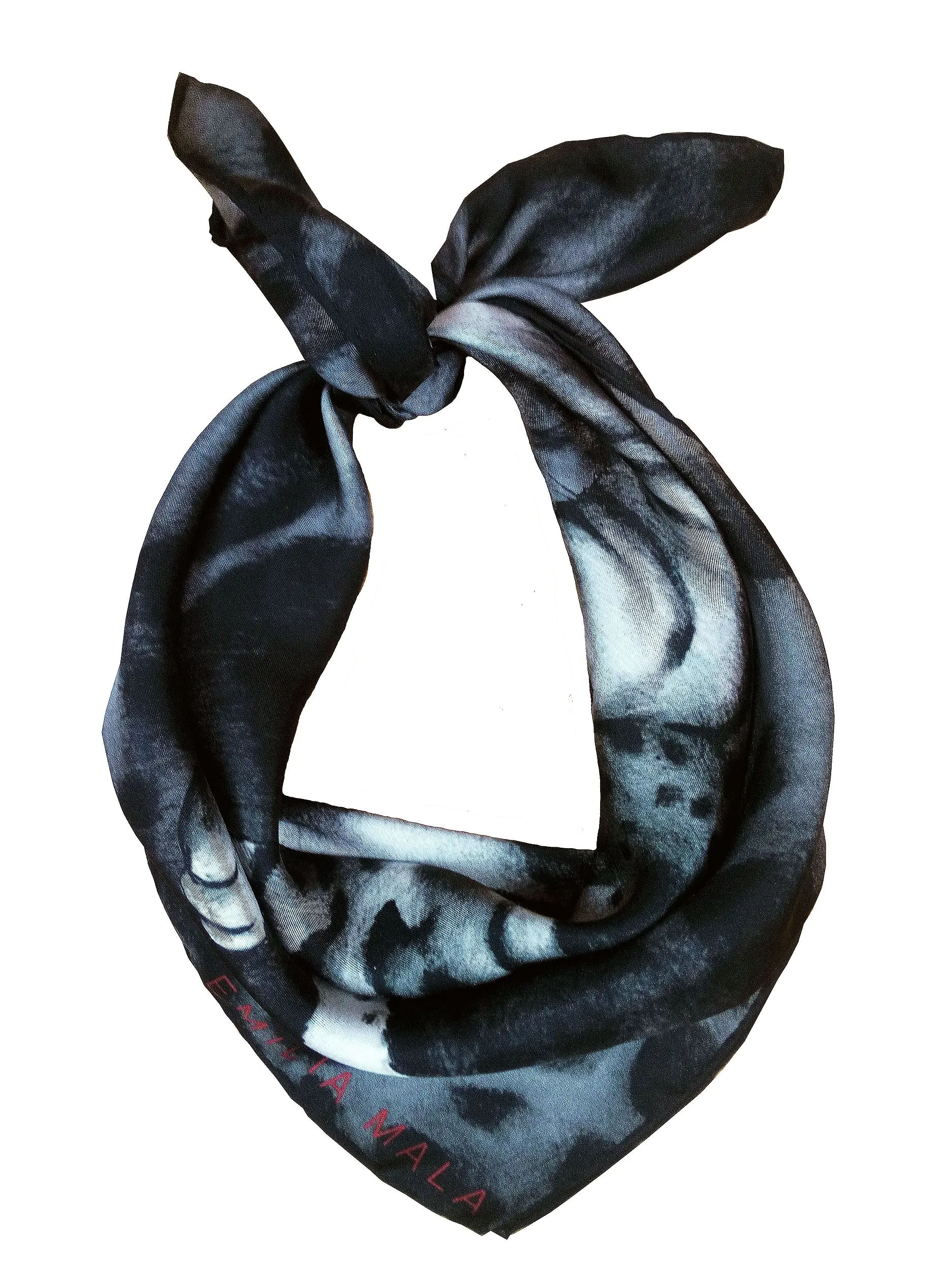 GRAND BENGAL / GREY Print Silk Scarf