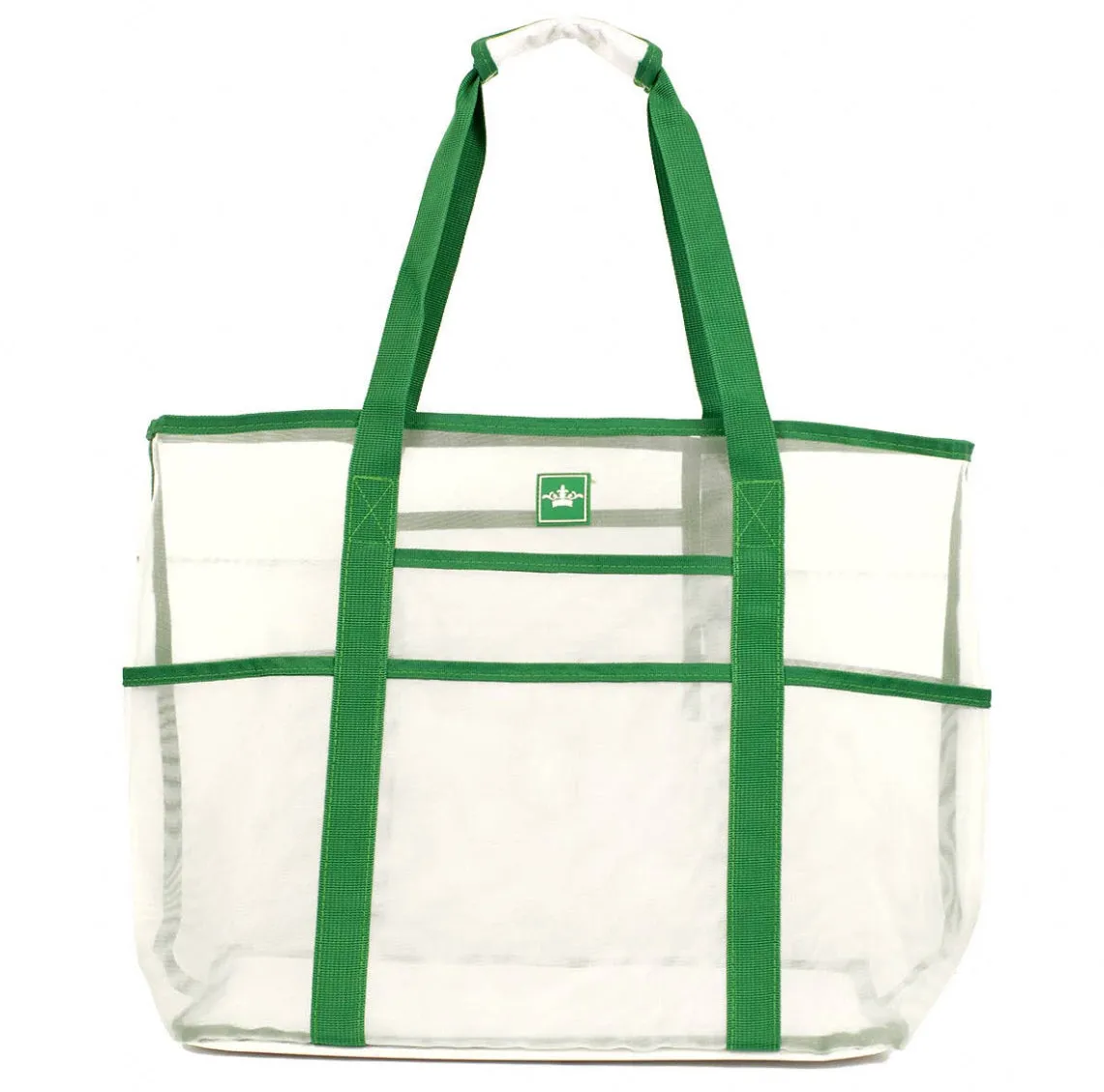 Grayton Beach Tote   White/Pink   16.5x15x8.5