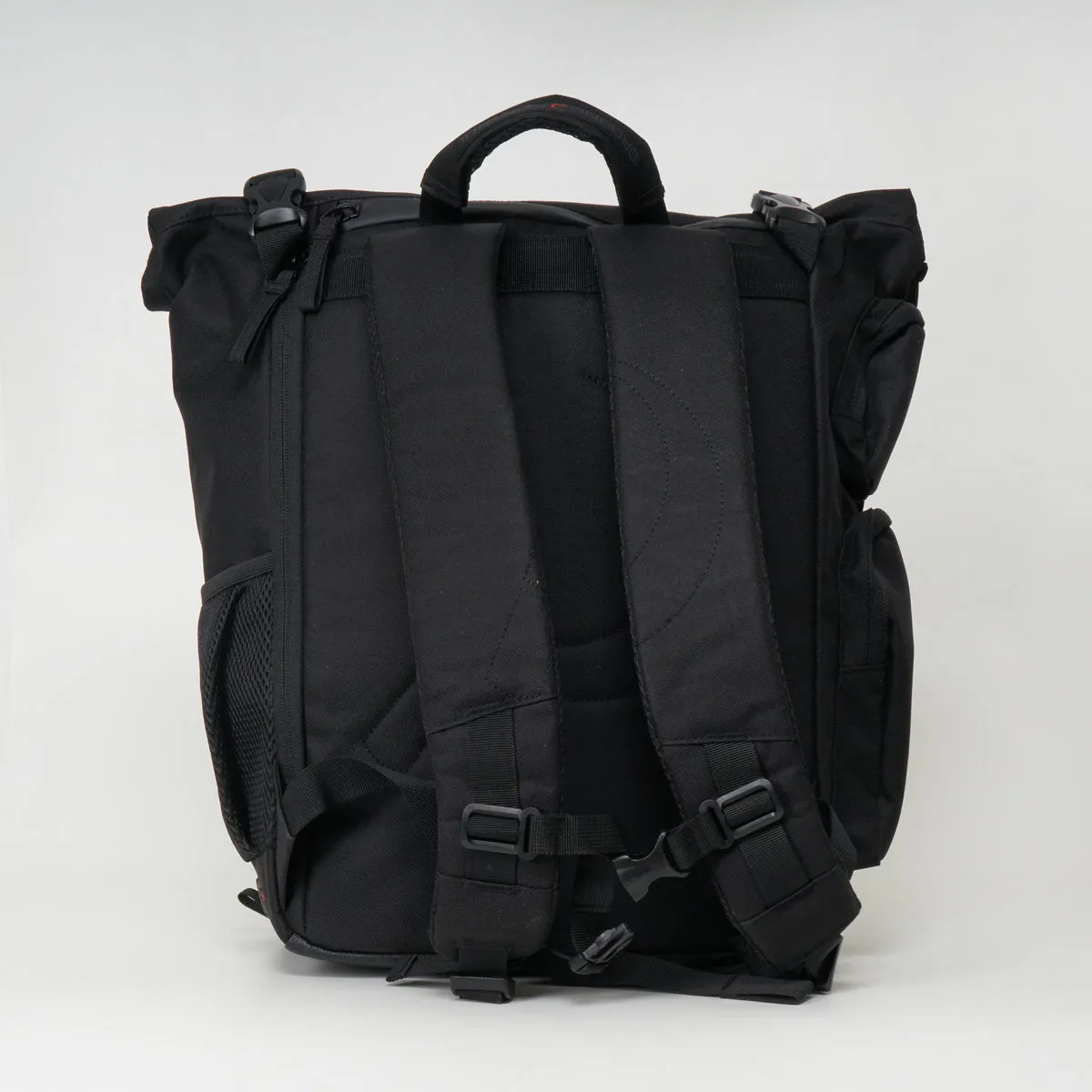 Ground Control Black Rolltop Backpack