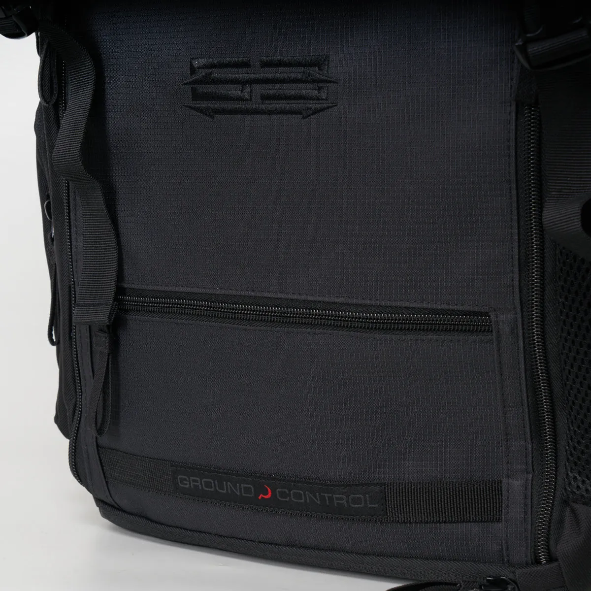 Ground Control Black Rolltop Backpack