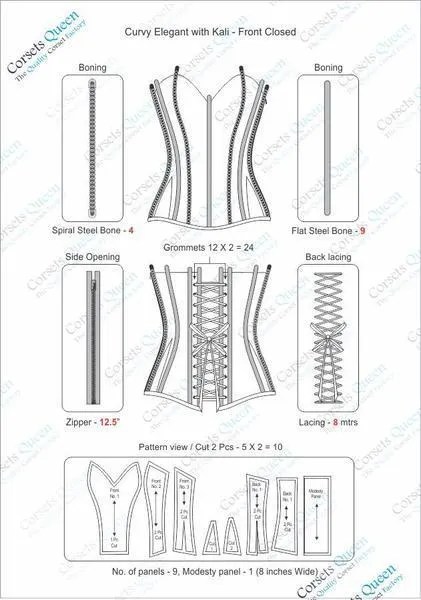 Halland Quebec Flag Corset