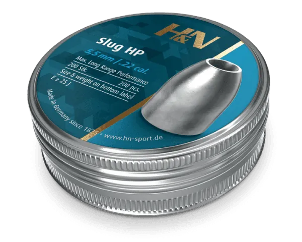 H&N Slug HP .218 | 5.5mm | 1.36g | 21gr | 200 Pcs