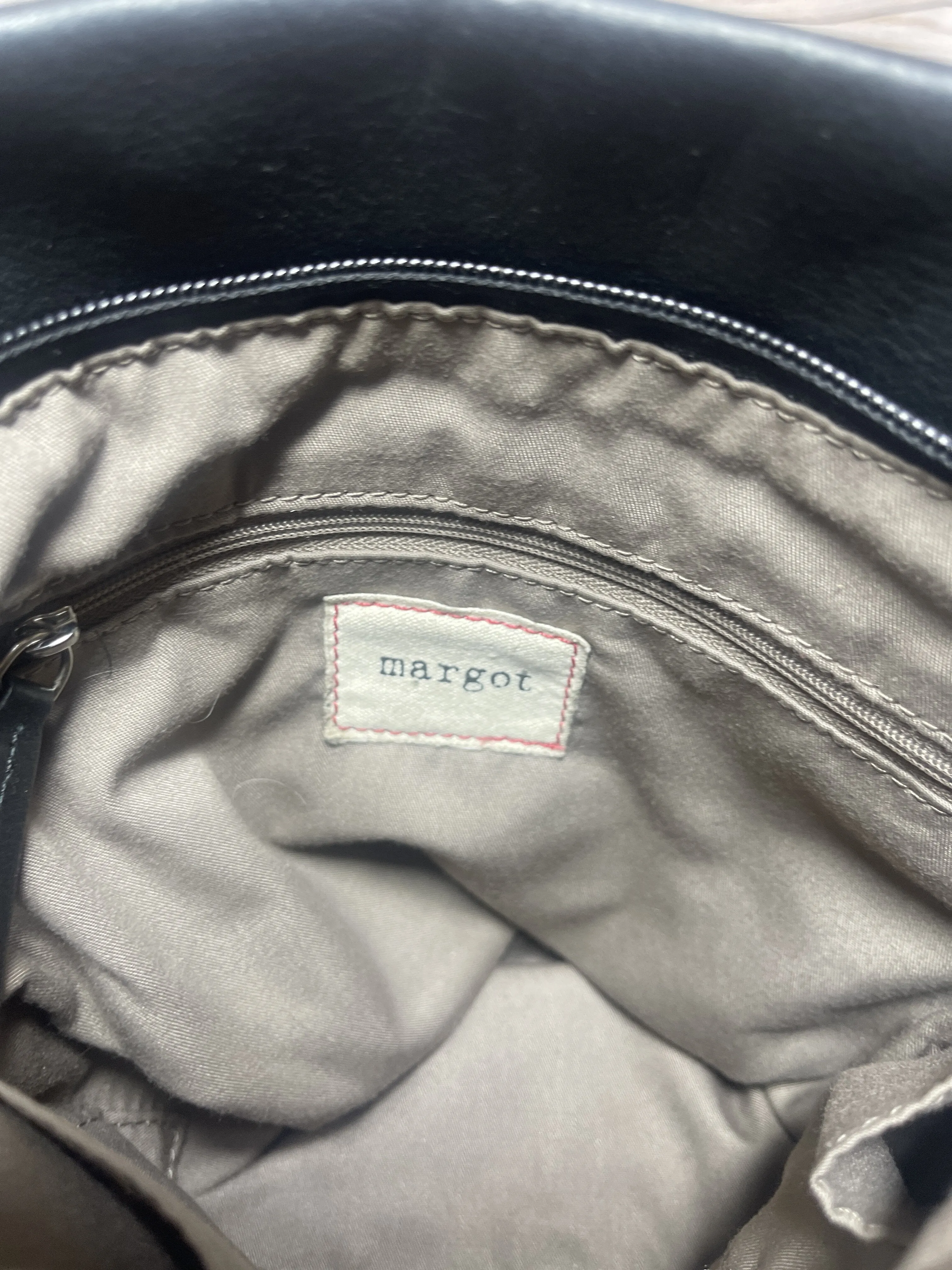 Handbag Leather By Margot  Size: Medium