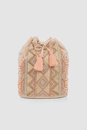 HANDWOVEN BEADED BACKPACK