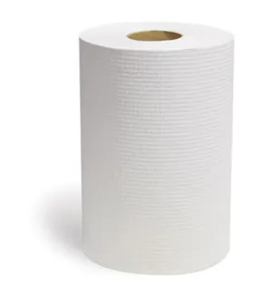 HARDWOUND PAPER TOWEL ROLL WHITE  800' 6CT