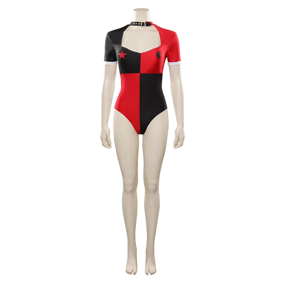Harley Quinn / Harleen Quinzel Cosplay Costume Sexy Swimsuit Jumpsuit Outfits Halloween Carnival Suit-cossky®