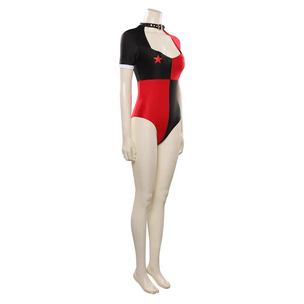 Harley Quinn / Harleen Quinzel Cosplay Costume Sexy Swimsuit Jumpsuit Outfits Halloween Carnival Suit-cossky®