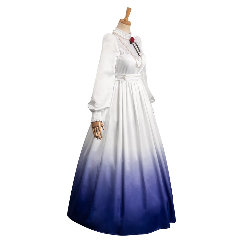 Haunted Mansion Constance Hatchaway Ghost Bride Cosplay Costume Original Design Outfits Halloween Carnival Suit